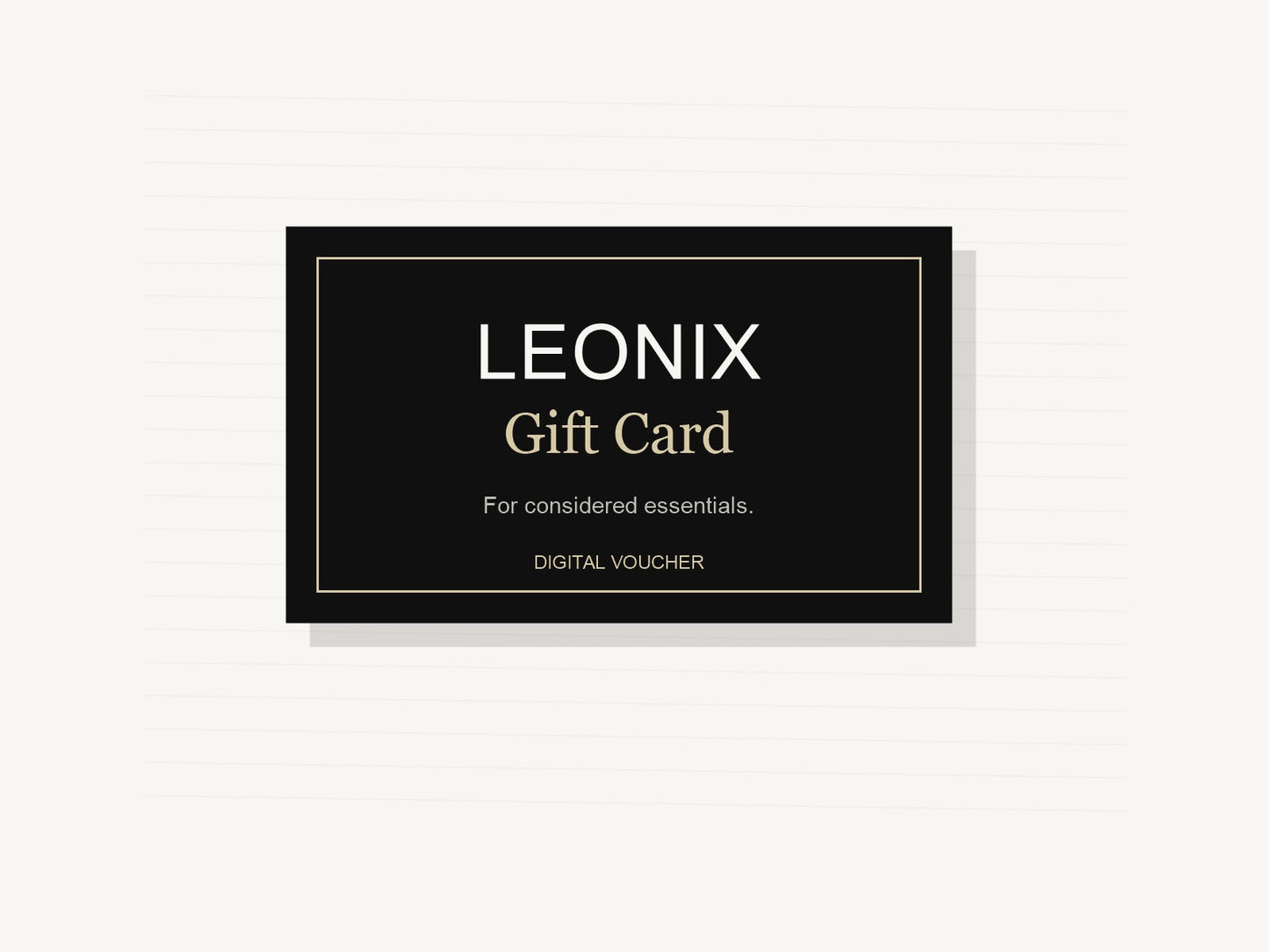 LEONIX Gift Card